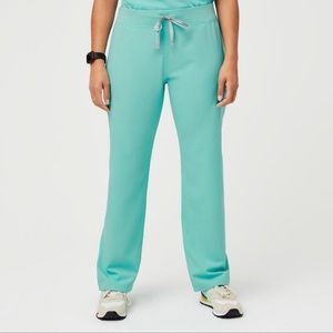 FIGS aqua blue scrub pants NWOT